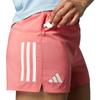 Adidas Boston Marathon® 2024 Own The Run Base Shorts Striped Print Loose Fit Casual Shorts Women Shorts Deep-Red IW0122