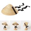Sun Hat for Children Unisex Outdoor Camping Cone Hat Wide Brim Spring Summer Anti-Uv Hat Straw Weaving Design Hat