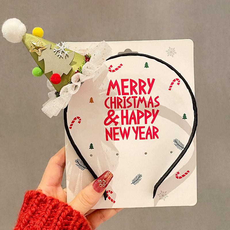 Mori Style Reindeer Antler Headband: Cute Christmas Hair Clip for Women & Kids