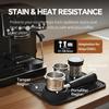 Silikon Kaffeeunterlage Mehrschlitz Espresso Matte Espresso Tampermatte Kaffeemaschinenzubehör
