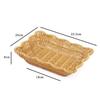 Woven Storage Basket Imitation Rattan Organizer Fruit Bread Container Home Kitchen Restaurant Display Tray Durable Multi-Use