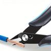 2pcs Precision Flush Cut Nippers - 5" Stainless Steel Wire Cutters with Black Plastic Handles for Jewelry, 3D Printing & Zip Tie Removal