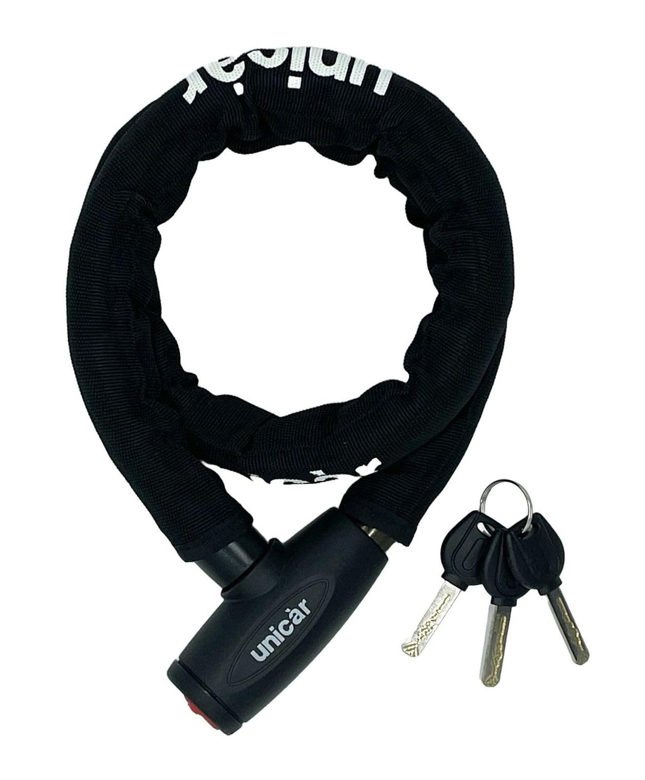 

Велозамок тросовый Unicar Big 1000мм Черный BL-22