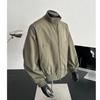 American Retro Men's Oversized Pilot Jacket - Trendy Spring/Autumn Stand Collar Baseball Style