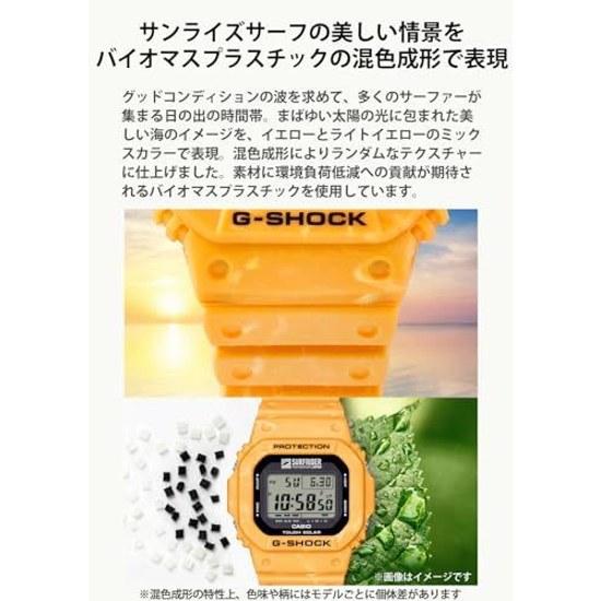 Zegarek Casio G-Shock produkt krajowy oryginalny zastosowano materiały przyjazne dla środowiska model współpracy z Surfrider Foundation Japan Wytrzymały męski
