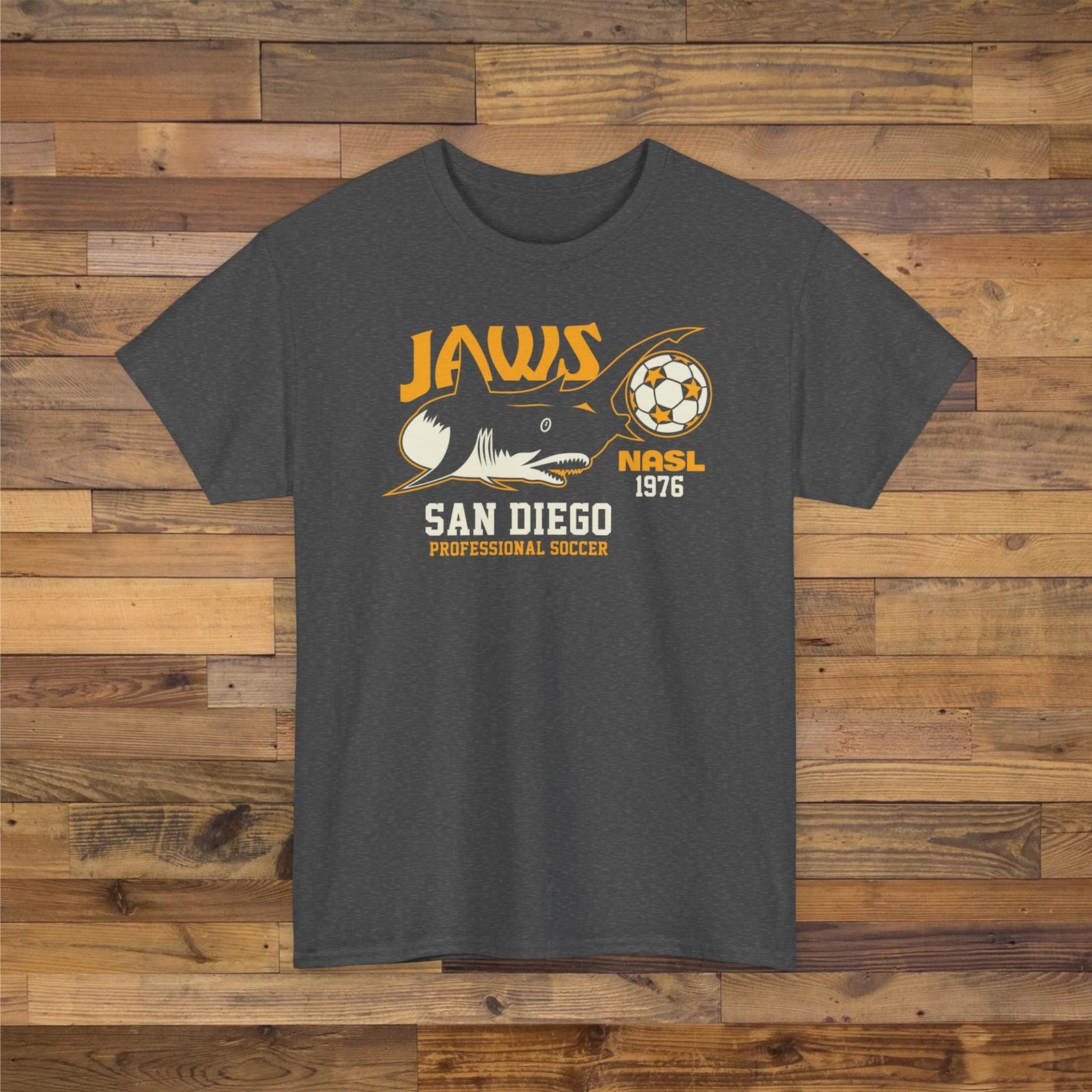 San Diego Jaws 1976 NASL Vintage Soccer Premium Unisex T-Shirt - Padres XXXXL