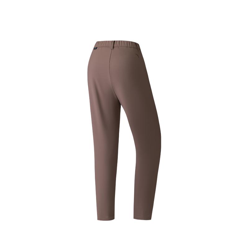 Anta Tréningová Séria Jednofarebné Pohodlné Jednoduché Bežné Zips Voľné Športové Nohavice Dámske spodky 162547507N-2