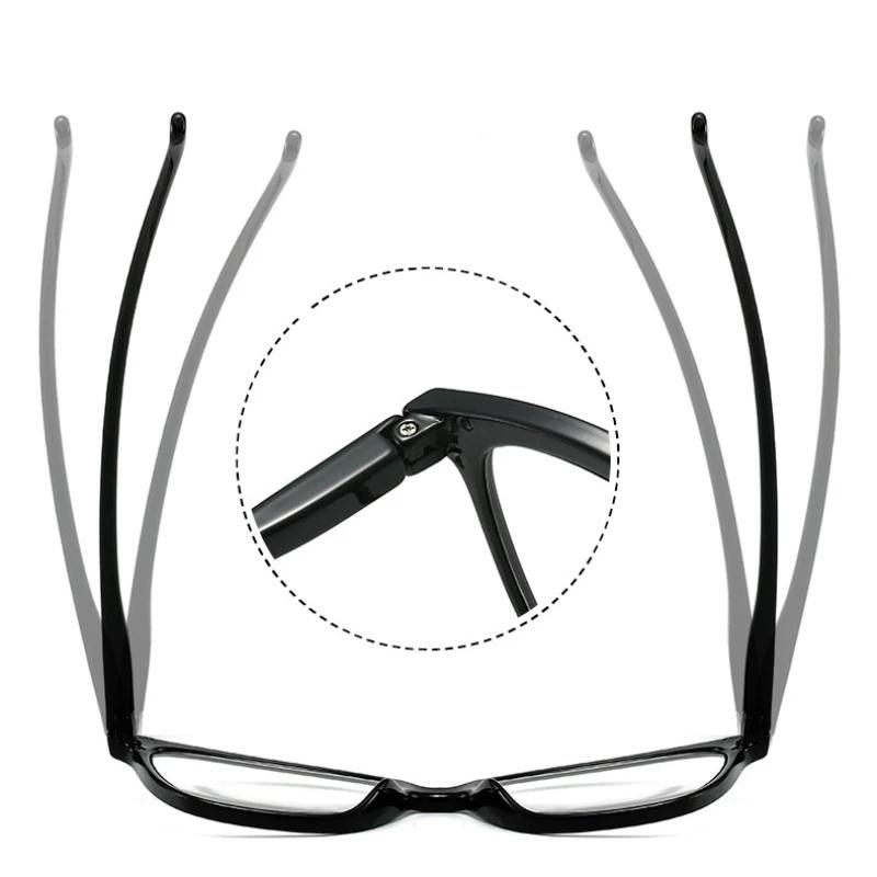 High Quality Business Single Light Photochromic Reading Glasses Fashion Men Women Elderly Eyewear Anti Blue Light Presbyopia Glasses
