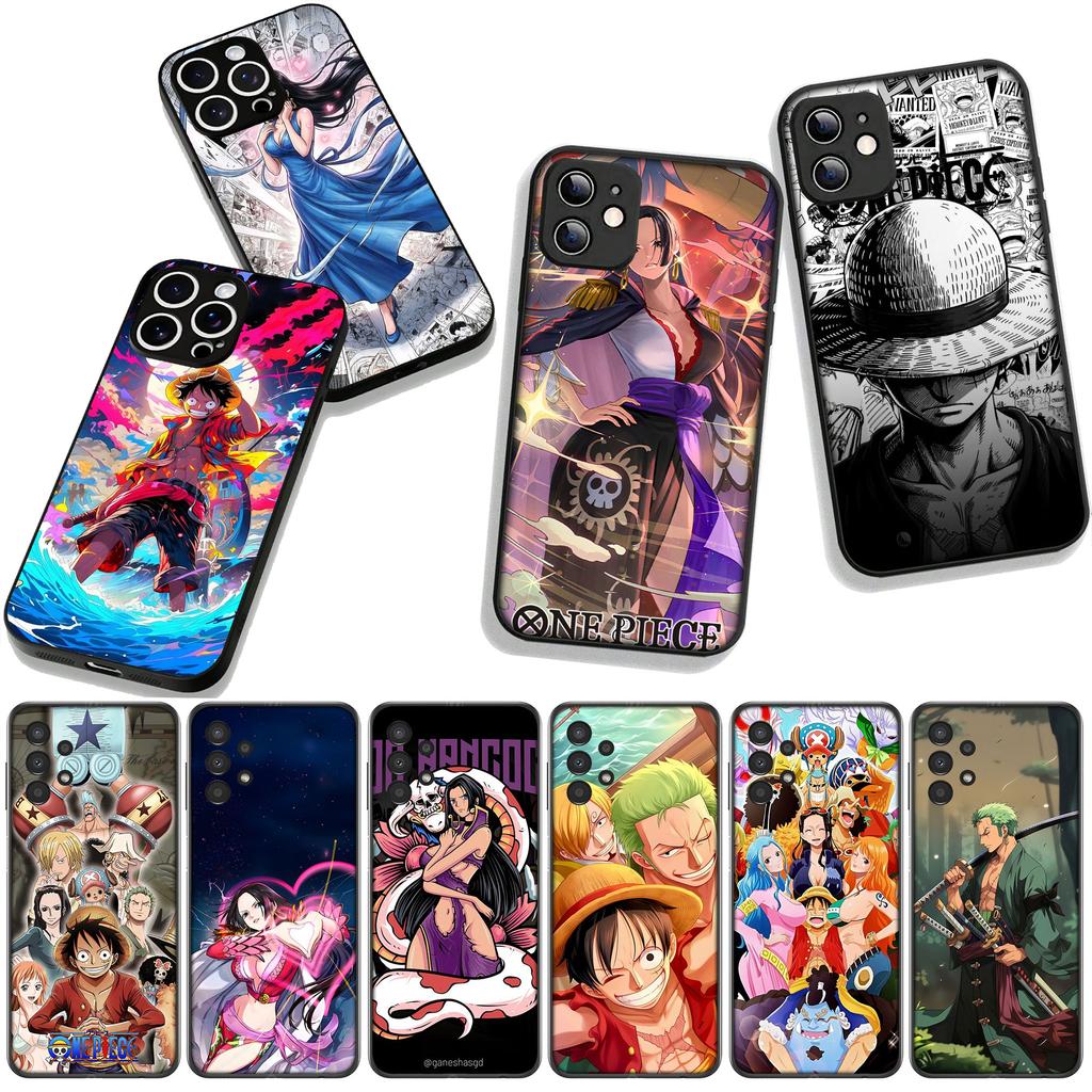 Cover for Apple iPhone 17 16 11 Pro XS Max XR 6 7 8 Plus 16E SE 2020 Air 5 SE2 Phone Case Boa Luffy Zoro One Hancock Pieces