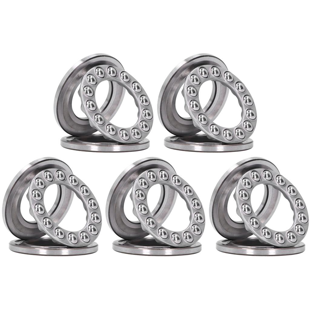 5Pcs Thrust Ball Bearings Plane Axial Thrust Balls Bearing for Crane Hooks Vertical Water