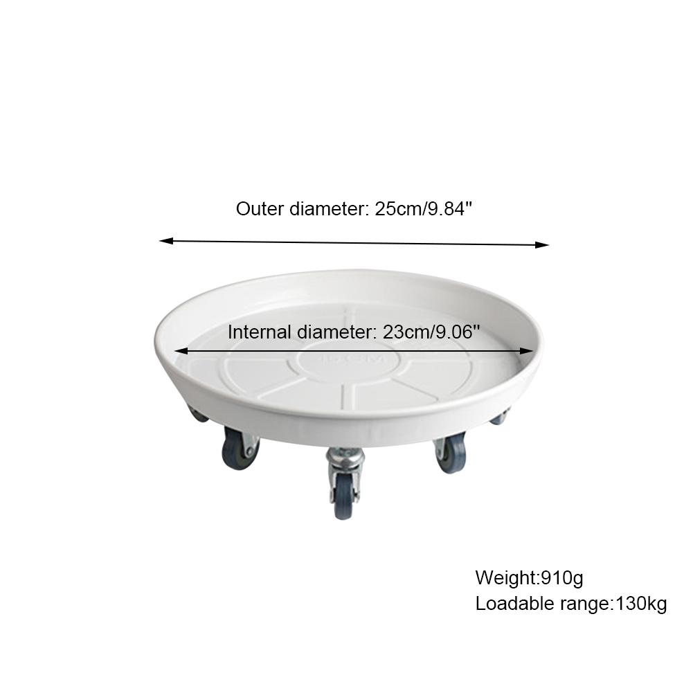 Blumen Pflanztopf Untersetzer mit Rädern Schwerer Pflanzkübel Blumentopf Beweger Rollwagen Platte Ständer Halter Metall Blumentopf Beweger Gartengerät