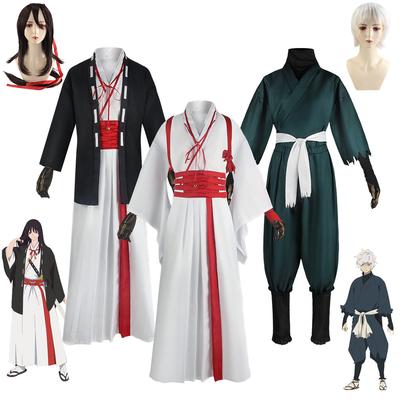 Hells Paradise Jigokuraku Cosplay Gabimaru Sagiri Yamada Asaemon Cosplay Pruik Kostuum Uniform Volledige Set Halloween Carnaval Kleding
