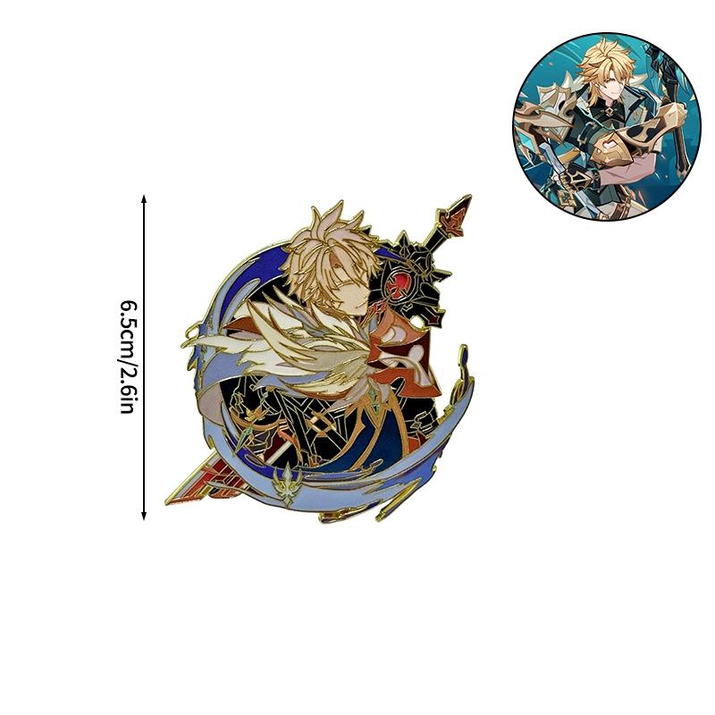 Genshin Impact Badge Decorations Flins The Starry Sky Railway Badge Cyrene Badges Accessories Game Merchandise High Quality Toys