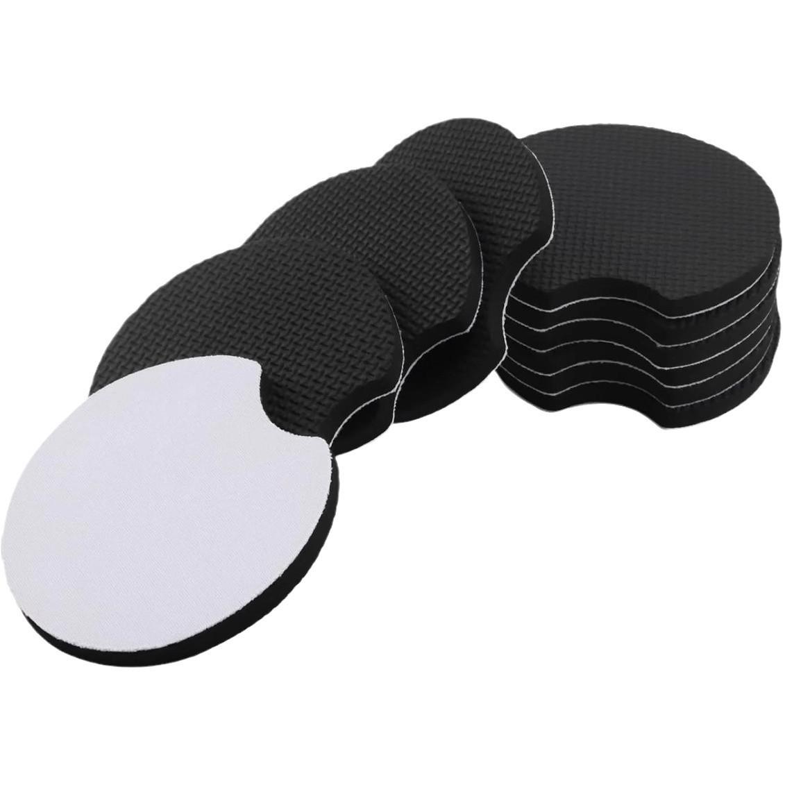 

10 шт. сублимационных автомобильных подставок из неопрена для персонализированных индивидуальных подарков своими руками для сублимационной печати методом термопрессования