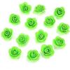 Artificial Mini Green Rose Flower for Decoration, Home Decor and Craft Faux Flowers (Size: 3cm, Pack of 100)