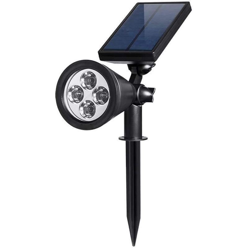

4-LED Solar Spotlight Outdoor Garden Lamp Lawn Landscape Light White