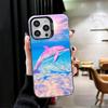 Ocean Cute Dolphin Shockproof Phone Case for iPhone 17 Air 16 16E 15 Pro Max 14 Plus 13 Mini 12 Back Cover Anti Fall Fundas
