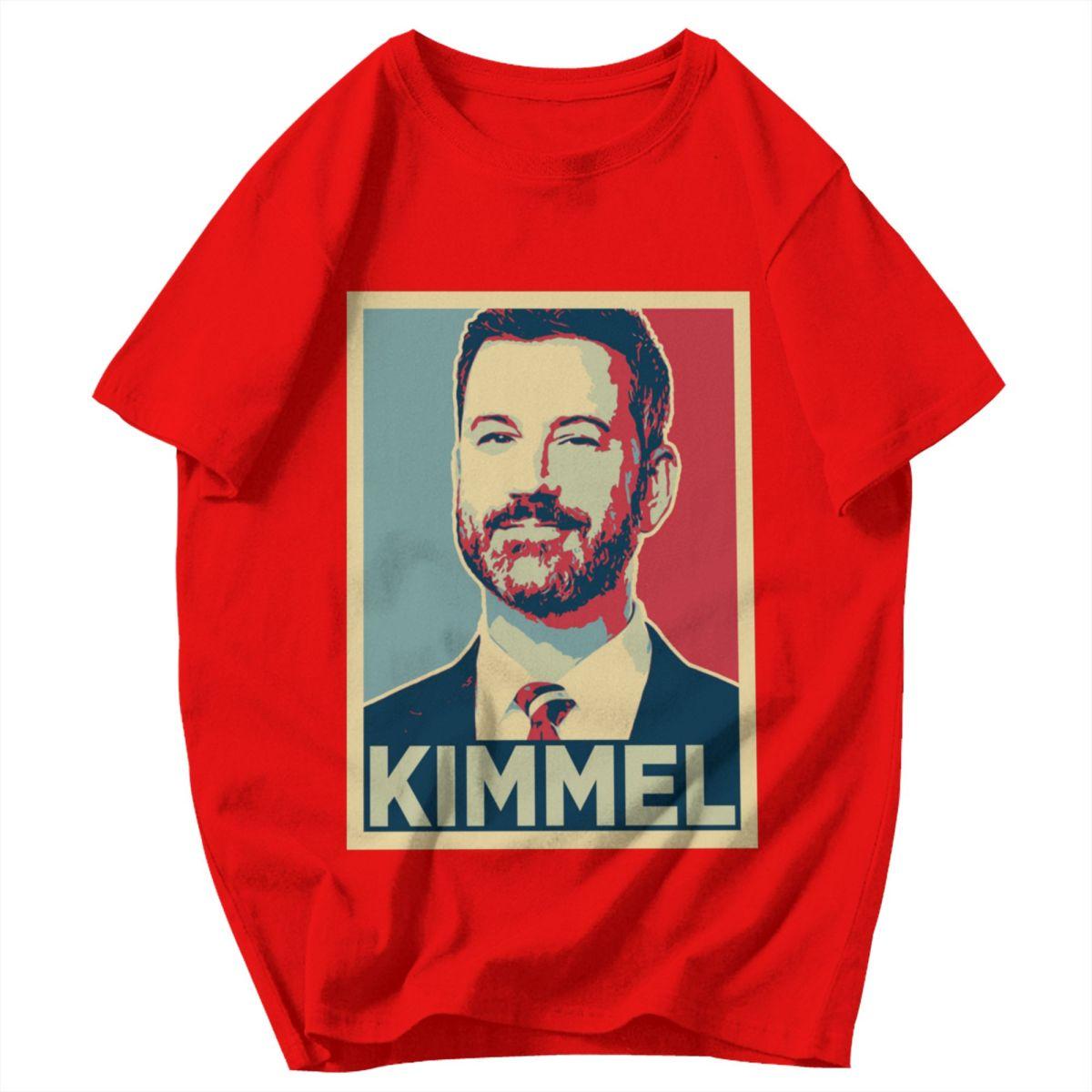 Мужская футболка Jimmy Kimmel Потрясающая Хлопок Y2K Графический Короткий рукав Унисекс Топы Футболки S
