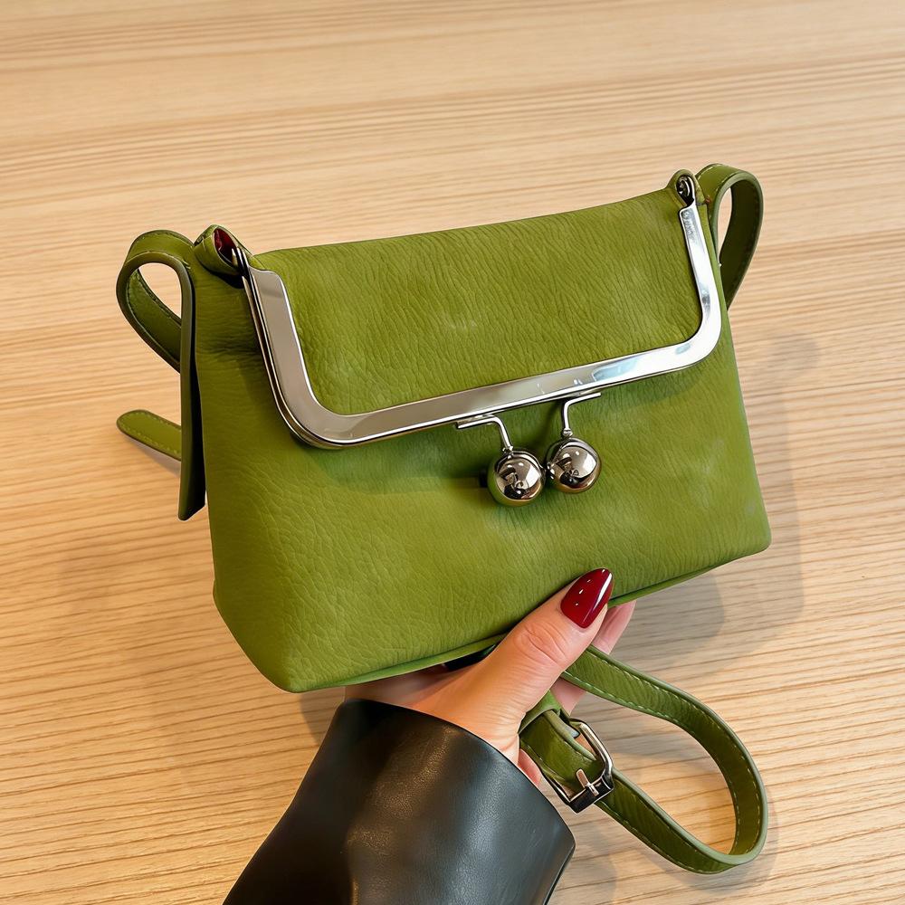 Módní ležérní mobilní peněženka, Ležérní jednobarevná crossbody taška přes rameno