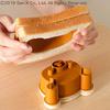 Kai Corporation Rilakkuma Sandwich Made in DN0213 Mold, Japan,