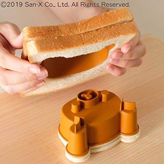 Kai Corporation Rilakkuma Sandwich Made in DN0213 Mold, Japan,