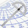 0-180° Measuring Ruler 80*120mm Stainless Steel Protractor 180 Degree Protractor  Measurement