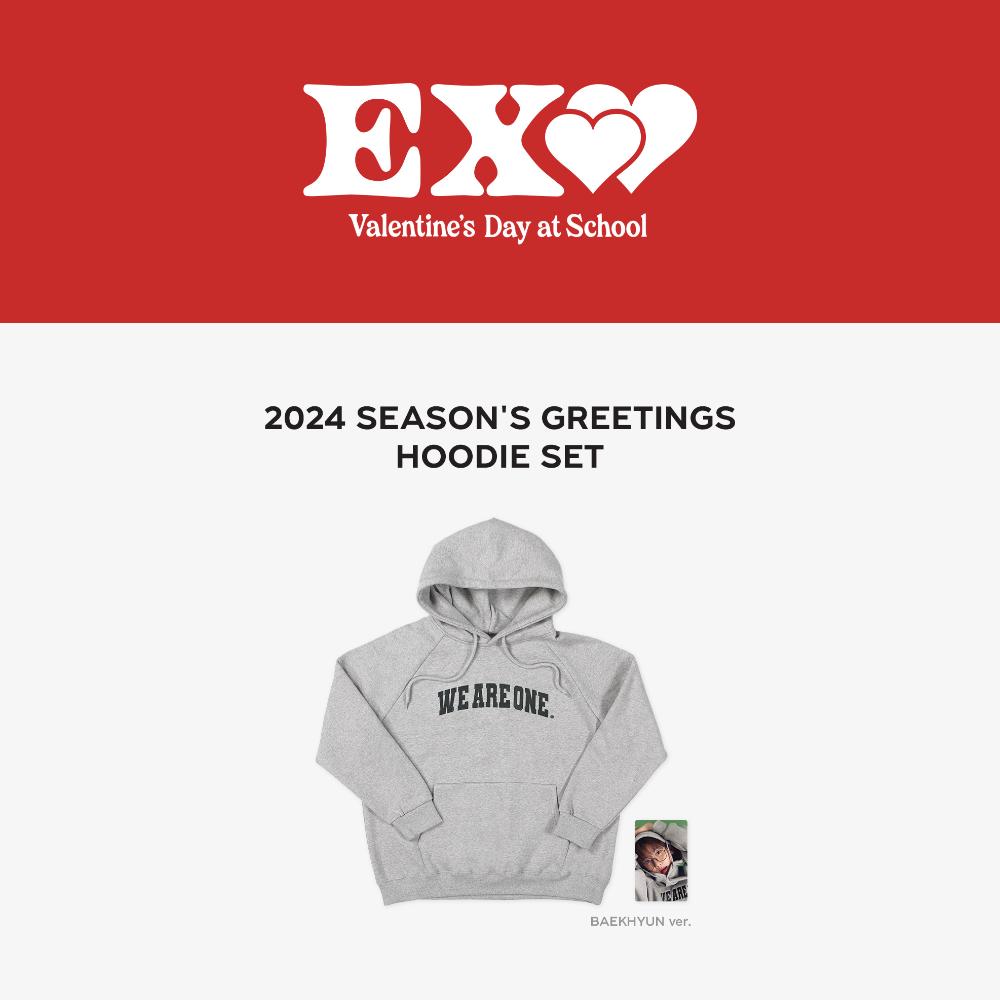 

Комплект толстовки с капюшоном EXO SMTOWN 2024 Season s Greetings