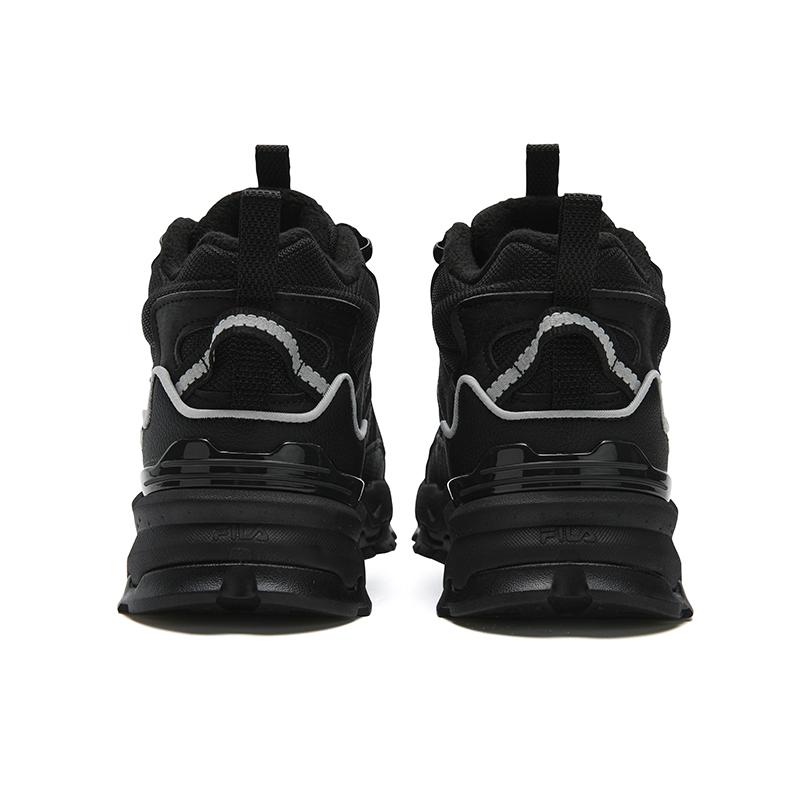 FILA Trek 1S Mid We Velvet Star 1S Simple Classic Retro Sports Versatile Comfortable Wear-Resistant Warm Mid-Top Casual Shoes F12W542149FBK