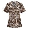 Women Short Sleeve V-neck Tops Working   Blouse