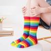 1 Pair Comfort Cotton Middle Tube Socks Colorful Women Toe Socks New Pilates Socks