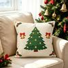 Christmas Throw Pillow Covers Festive Printed Xmas Cushion Cover Home Decor Sofa Waist Pillows Case for Living Room Couch