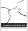 Casual Trend Ultralight Alloy Round Glasses: Comfortable Myopia Eyeglass Frames for Men and Women