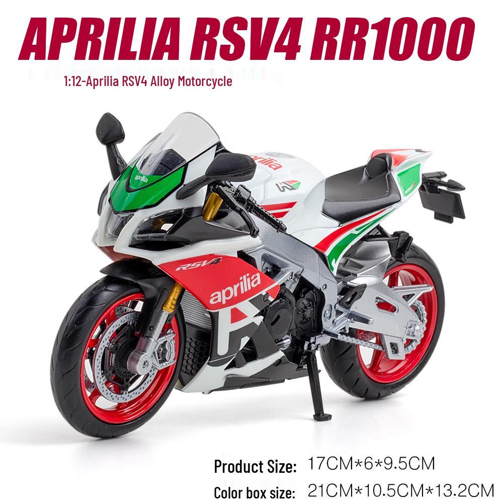 1:12 Scale GSX Alloy Aprilia RSV4 Motorcycle Model Toy