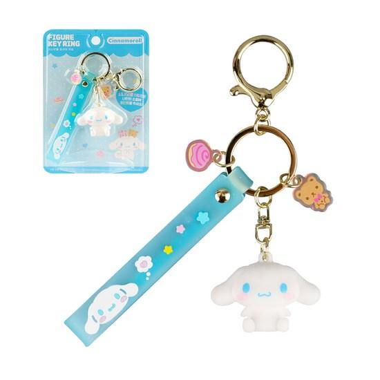 Klíčenka s postavičkami Bunnyland Sanrio, Cinnamoroll, 1 kus, oblíbená postava v Koreji
