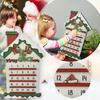 Christmas Calendar Countdown Wooden Festive Ornaments Advent Gift By Christmas