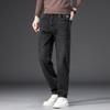 Hodo Jeans Men's Black Moderate Straight Fit Pants HPM40K06370-LY-C