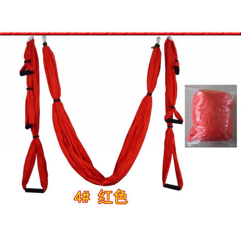 Aerial Yoga Hammock With Locking Carabiners Nylon Anti-Slip Suspension Strap Inversion Therapy Fitness Training