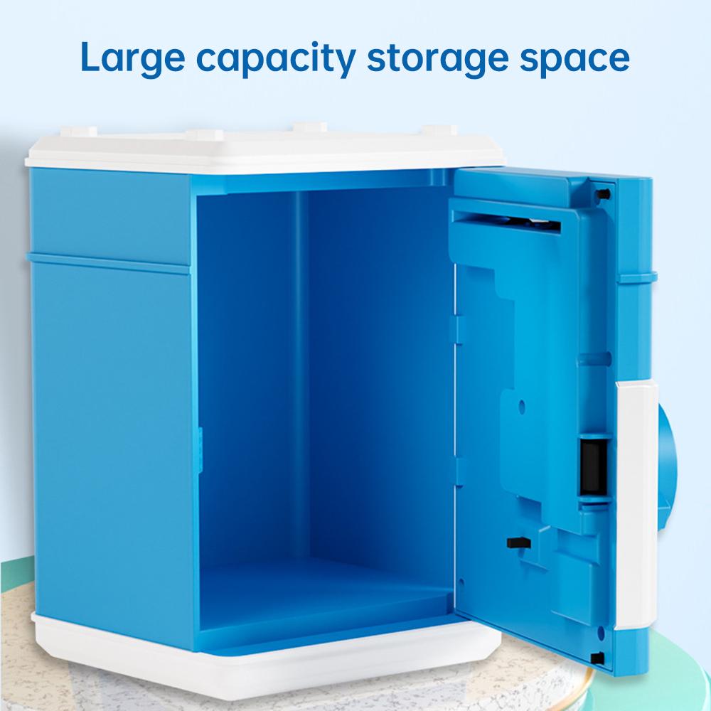 Piggy Bank Electronic Mini ATM Money Saving Box Safe with Password Code Cash Coins Auto Scroll