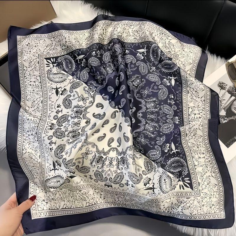 Small square scarf silk scarf men's neck protection scarf professional wear with shirt thin scarf 70x70 scarf