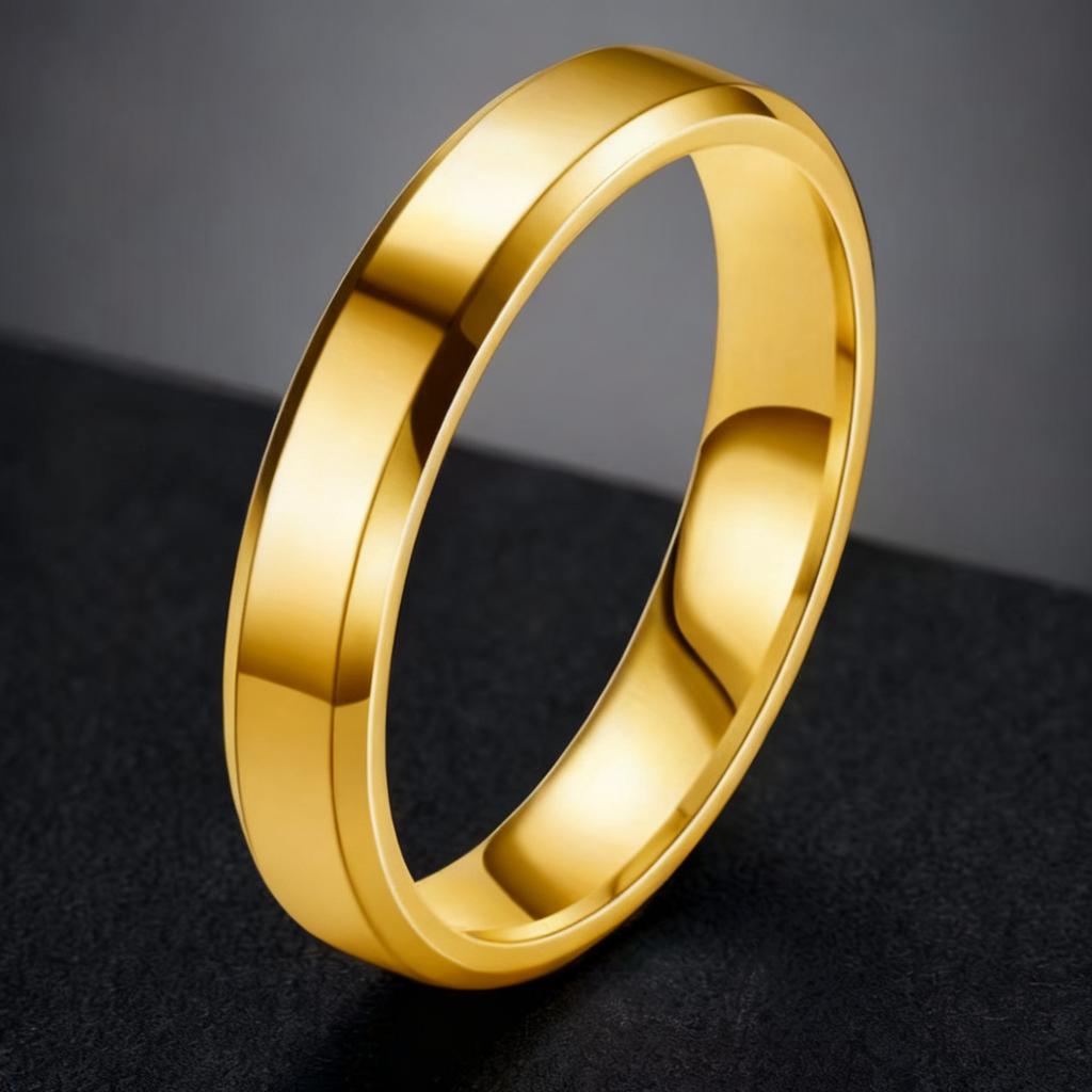 Stainless Steel Ring, Non-fading, Instagram-style Matte Finish, Trendy Men’s Ring with a Niche Design, Minimalist Titanium Steel Band.