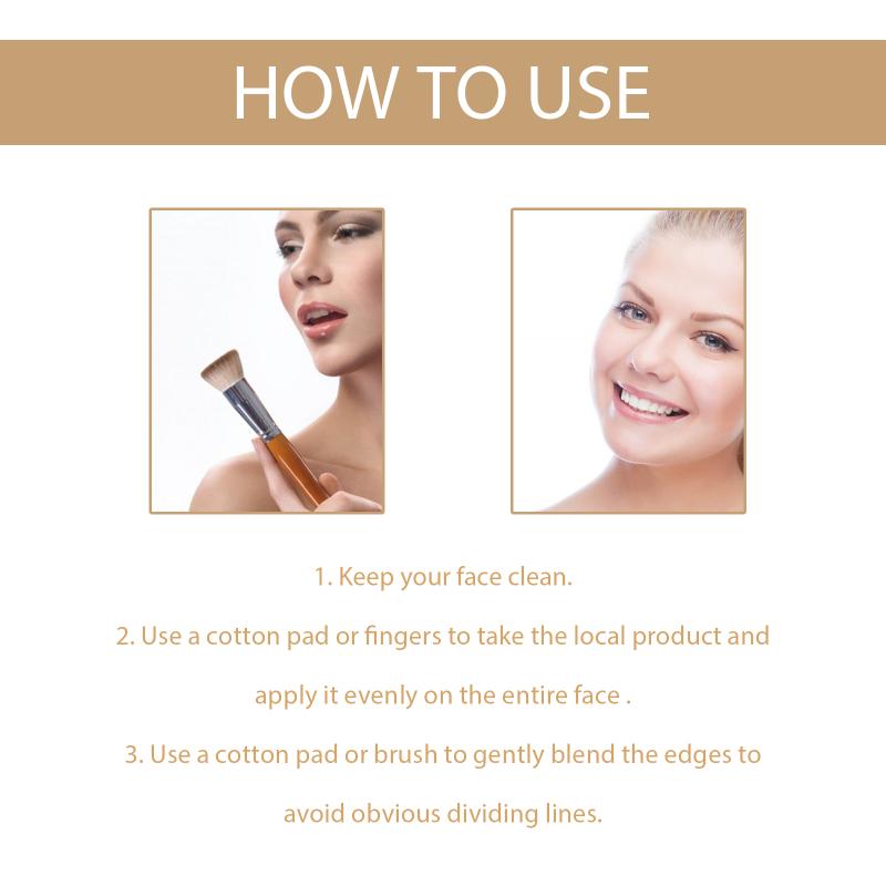 Leichtes Feuchtigkeitsspendendes Foundation-Öl Porenkontrolle Langanhaltende Natürliche Abdeckung Concealer Alle Hauttypen Make-up