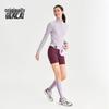T-shirt de Sport à Manches Longues et Demi-Fermeture Éclair pour Femme Benlai