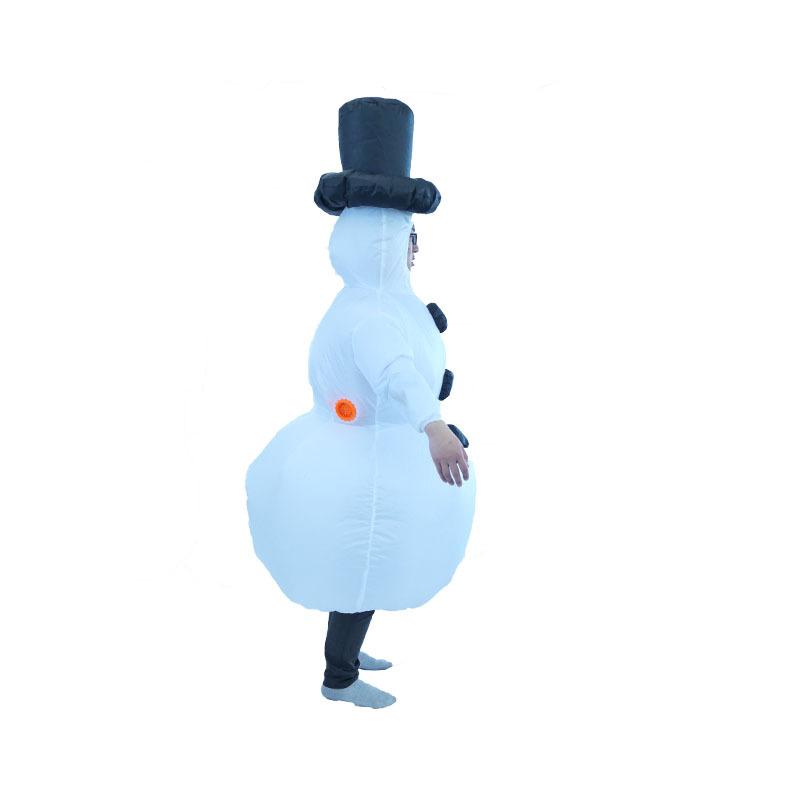 Christmas Snowman Inflatable Costume Halloween Party Performance Cartoon Doll Costume Welcome To Photo