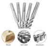 5PCS 4-Flute End Mill Bits Carbide Tungsten Steel Milling Cutter Router Bits Rotary Bits Tool