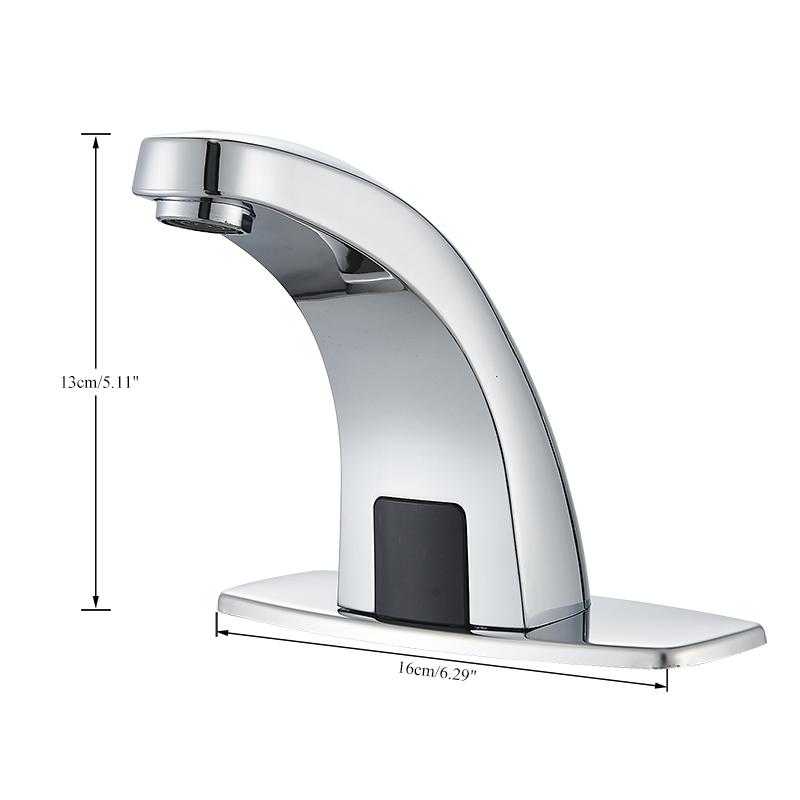 Spülbecken Armaturen Wasserhahn Automatischer Infrarotsensor Wasserhahn Tischmontage Smart Berührungslos Induktiver Wasserhahn Küche torneira