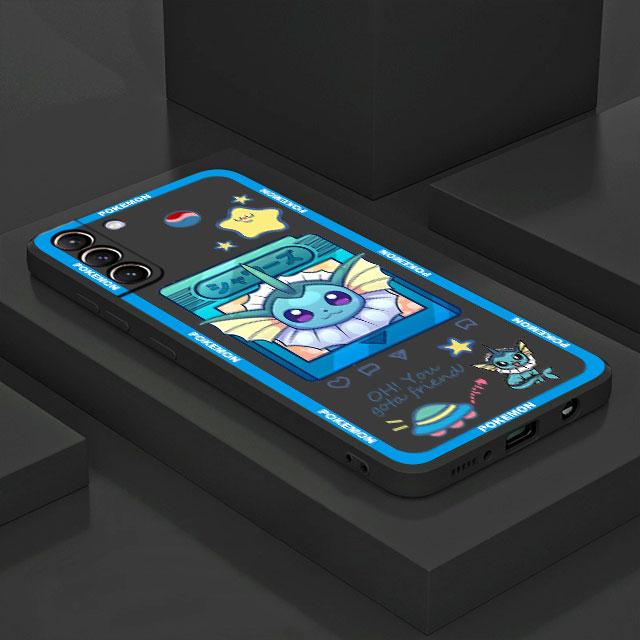 Husa Pokemon Pikachu pentru Samsung Galaxy S20 S22 Ultra S21 FE S10 S9 Plus Note 20 10 Lite 9 Carcasa moale pentru telefon