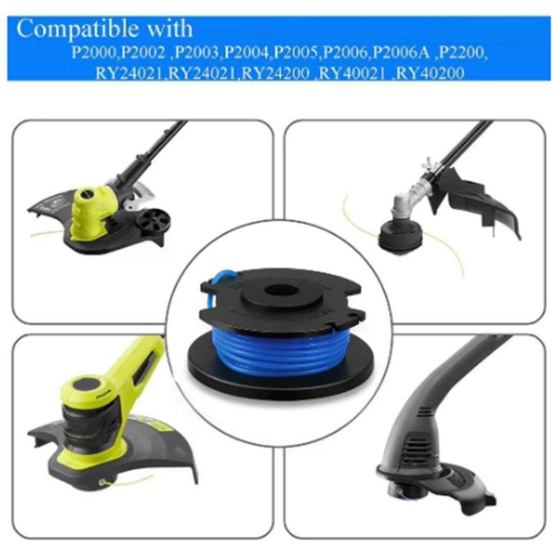 ABBY-AC14RL3A Spools Line Strimmer Grass Cutter Trimmer Cover For Ryobi Replace Spool Brushcutter Lawnmower Cover
