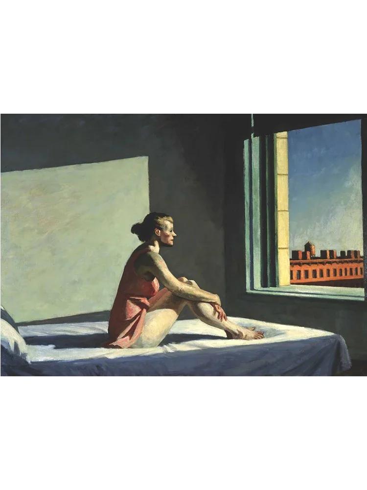 Edward Hopper Famous Realistic Master Art Poster Canvas Painting Nighthawks Life Landscape Wall Art Living Room Home Decoration