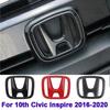 Car Emblem Sticker ABS for Honda 10th Civic Inspire 2016-2020 Front Grille Logo Rear Trunk  Steering Wheel Badge Accessories