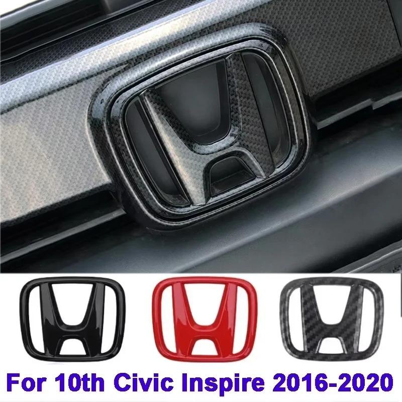 Car Emblem Sticker ABS for Honda 10th Civic Inspire 2016-2020 Front Grille Logo Rear Trunk Steering Wheel Badge Accessories